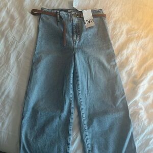 Zara wide leg jeans. Size 8